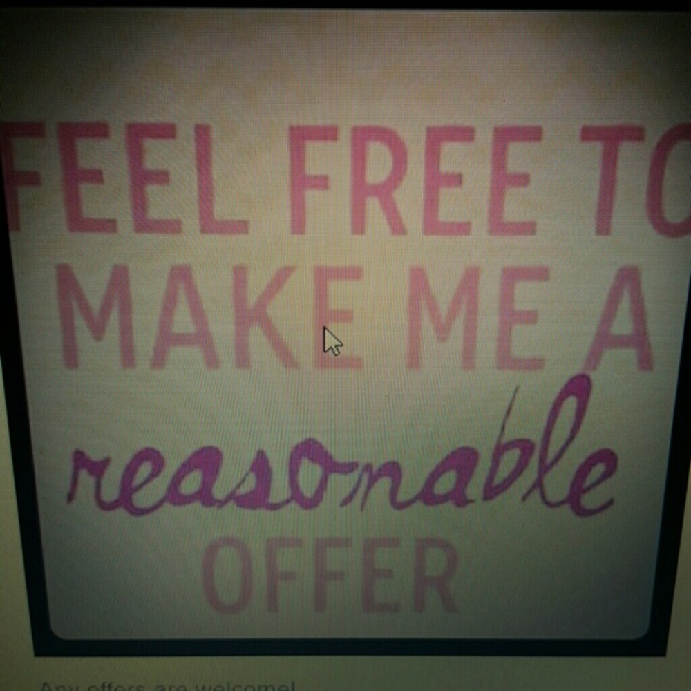 Reasonable 🤘🤘offers welcome